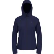 Odlo X-Alp Waterproof Pro Jacket W Dam Blå M | Löparjacka