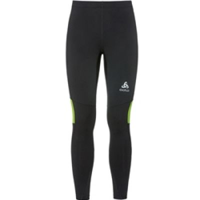 Odlo XC Tights Men Black/Safety Yellow