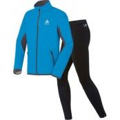 Stryn Junior Set 158-164, Dresden Blue - Odlo Graphite G