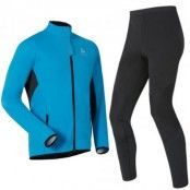 Stryn Men's Set XL, Dresden Blue - Odlo Graphite G