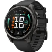 Garmin Fenix 9 Amoled 47 mm Mörkgrå/Svart | Pulsklocka