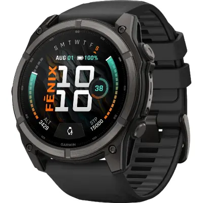 Garmin Fenix 9 Amoled 51 mm Mörkgrå/Svart | Pulsklocka
