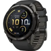 Garmin Fenix 9 Pro Amoled InReach 51 mm Mörkgrå/Svart | Pulsklocka