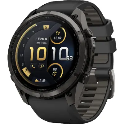 Garmin Fenix 9 Pro Amoled InReach 51 mm Mörkgrå/Svart | Pulsklocka