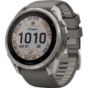 Garmin Fenix 9 Pro Sapphire Solar InReach 51 mm Grå | Pulsklocka