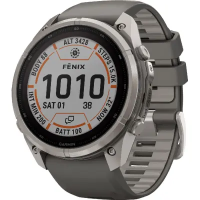 Garmin Fenix 9 Pro Sapphire Solar InReach 51 mm Grå | Pulsklocka