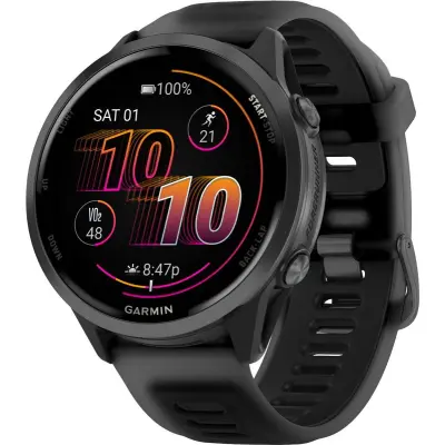 Garmin Forerunner 570 Amoled 47 mm Pulsklocka Black