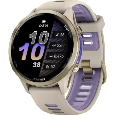 Garmin Forerunner 970 Amoled 47 mm Pulsklocka French Gray/Indigo