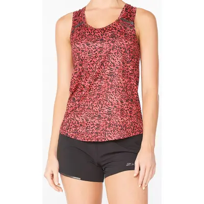 2XU Light Speed Singlet W -Röd-XL Dam Röd XL | T-shirt