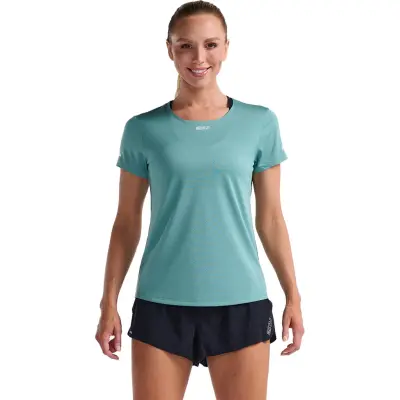 2XU Light Speed Tech Tee W -24-Blå-XL Dam Blå XL | T-shirt