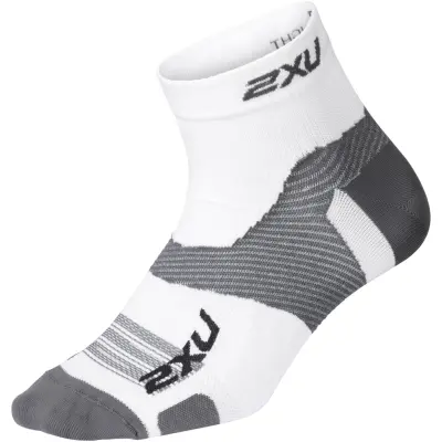2XU Vectr Ultralight 1/4 Crew Socks-Vit-XL Vit XL | Löparstrumpor