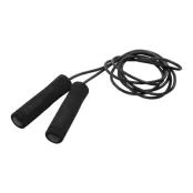 Casall Jump Rope Foam Handle Svart | Träningsutrustning
