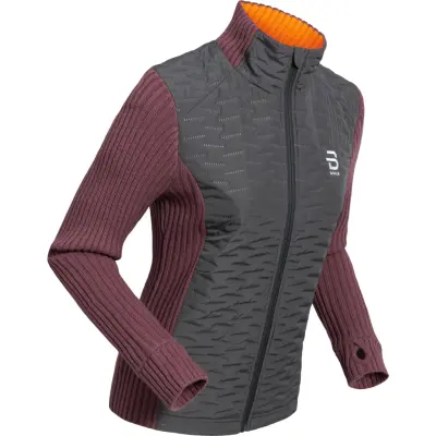Dahlie Full Zip Comfy W-Mörkröd-S Dam Mörkröd S | Tröja