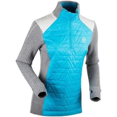 Dahlie Half Zip Comfy W-Grå-XS Dam Grå XS | Mellanlager Tröja