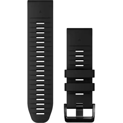 Garmin Armband QuickFit Silicone 26 mm-Svart Svart | Tillbehör