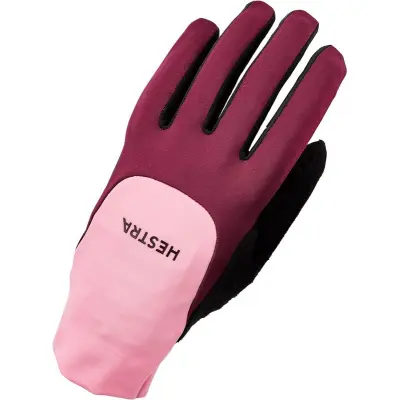 Hestra Sprint Long 5-finger Längdskidhandskar Bordeaux/Peach, 7