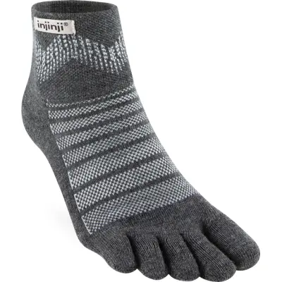 Injinji Outdoor Midweight Mini-Crew Wool-Grå-S Grå S | Löparstrumpor