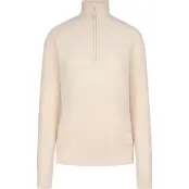 Johaug Sporty Wool Half Zip W-Beige-S Dam Beige S | Tröja