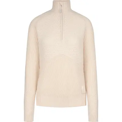 Johaug Sporty Wool Half Zip W-Beige-S Dam Beige S | Tröja