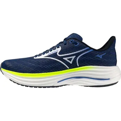 Mizuno Wave Rider 29 M-Mörkblå-UK 9,5 Herr Blå UK 9,5 | Löparskor