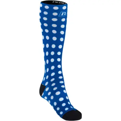 Noname O-Socks Dots-Blå-XL Blå XL | Orienteringsstrumpor