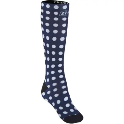 Noname O-Socks Dots-Mörkblå-M Blå M | Orienteringsstrumpor