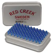 Röd Creek Borste Blå Nylon Racing Silver | Vallatillbehör