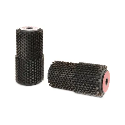 Röd Creek Rotoborste Kombi Stål fin/Tagel hård 140mm | Vallatillbehör