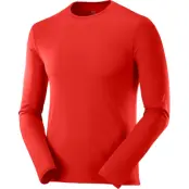 Salomon Agile LS Tee M-Röd-2XL Herr Röd 2XL | Långärmad T-shirt