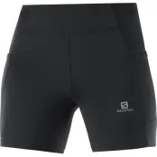 Salomon Cross Run Short Tight W-Svart-XL Dam Svart XL | Löparshorts