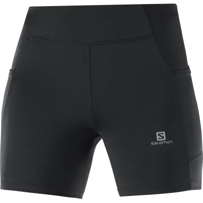 Salomon Cross Run Short Tight W-Svart-XL Dam Svart XL | Löparshorts