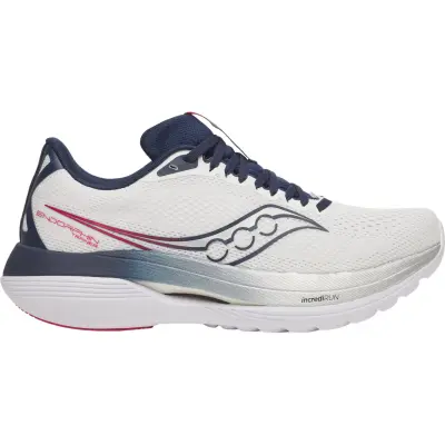 Saucony Endorphin Trainer M-Vit/Mörkblå-US 9 Herr Vit/Mörkblå US 9 | Löparskor