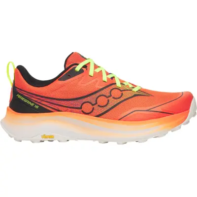 Saucony Peregrine 16 M Herr Orange US 10 | Trailskor