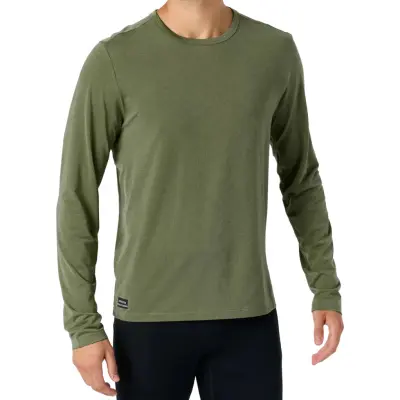 Saucony Stopwatch Long Sleeve M-Beige-S Herr Beige S | Långärmad T-shirt