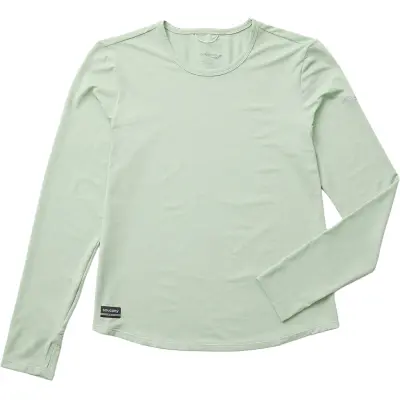 Saucony Stopwatch Long Sleeve W-Turkos-M Dam Turkos M | Långärmad T-shirt