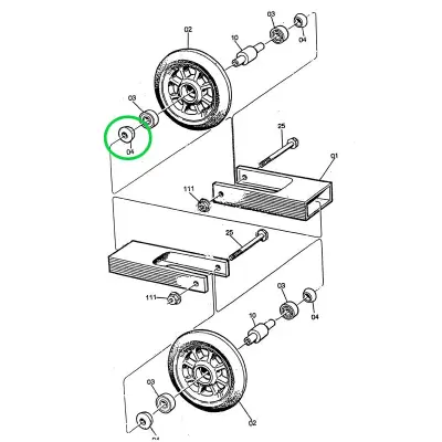 Swenor Bricka/Distans Skate Rullskidor Reservdelar