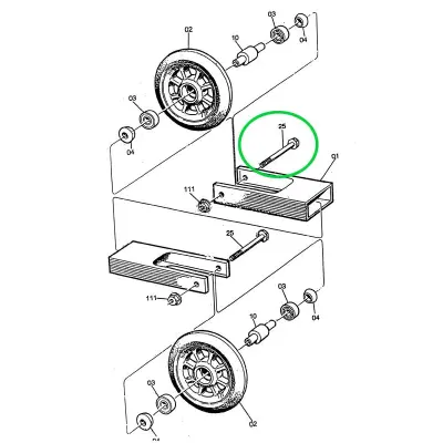 Swenor Bult Skate Hjul Rullskidor Reservdelar