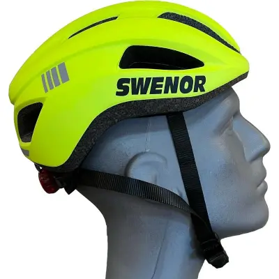 Swenor Rollerski Helmet Hjälm Yellow, 58-61 CM