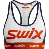 Swix V Roadline Bra W Bright White/Fiery Red