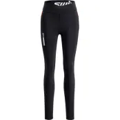 Swix Roadline Tights W Dam Svart XL | Löpartights