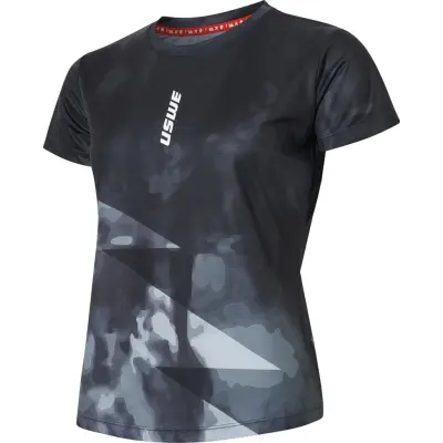 Uswe Dimma Trail Running SS Tee W-Svart-XL Dam Svart XL | T-shirt