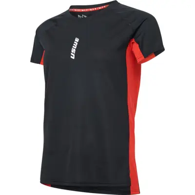 Uswe Puls Trail Running Shirt W-Svart-S Dam Svart S | T-shirt
