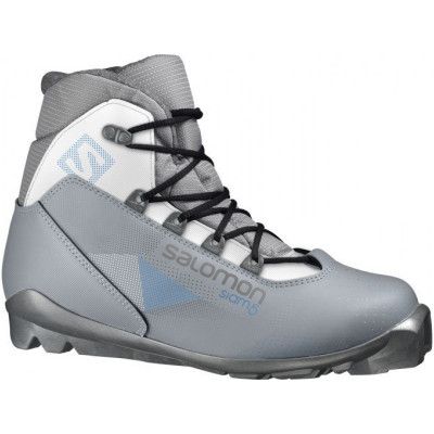 Salomon Siam 5 Light Grey/Blue Pjäxor SNS Utförsäljning