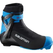 Salomon S/LAB Carbon Skiathlon Prolink Längdpjäxor Black/Process Blue, UK 5,5
