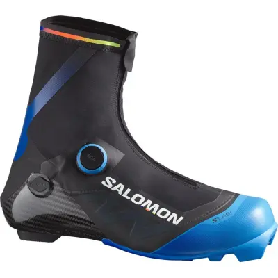 Salomon S/LAB Classic BOA Prolink Längdpjäxor Black/Race Blue/Process Blue-X, UK 9