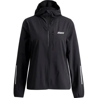 Swix 5K Jacket W Dam Svart XL | Löparjacka
