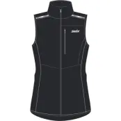 Swix Focus Warm Vest W Dam Svart XL | Väst