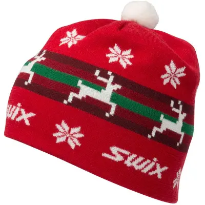 Swix Gunde Holiday Beanie Mössa Swix Red, S/M