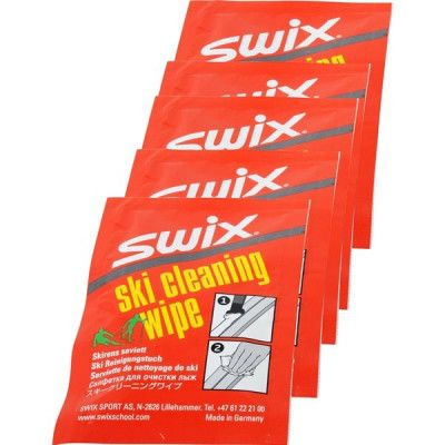 Swix I60C Ski Cleaner Wipe, Pk A 5 Pcs