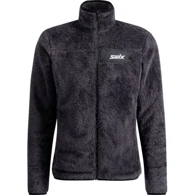 Swix Infinity Pile Midlayer Full Zip M Mellanlager Tröja Phantom, L